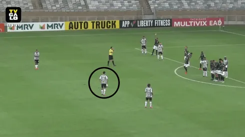 Desde ahí le pegó Ignacio Fernández.