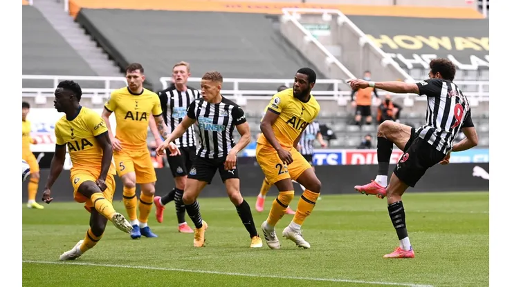 Tottenham lo había dado vuelta con un doblete de Kane, Newcastle le arruinó la fiesta sobre el final