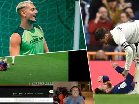 Coscu vio una patada de Ramos a Messi, le dijeron que "no lo toca" y explotó en vivo: "Andá a mirar cómo anda tu hermana"