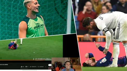 Coscu vio una patada de Ramos a Messi, le dijeron que "no lo toca" y explotó en vivo: "Andá a mirar cómo anda tu hermana"