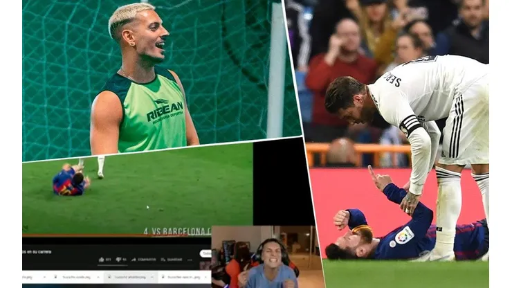 Coscu vio una patada de Ramos a Messi, le dijeron que "no lo toca" y explotó en vivo: "Andá a mirar cómo anda tu hermana"
