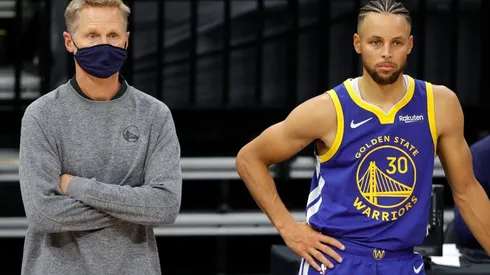 Steve Kerr y Stephen Curry