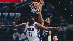 Karl Anthony Towns y Joel Embiid