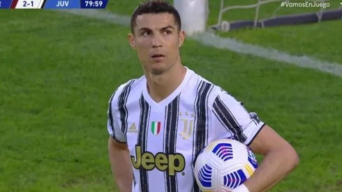 El famoso gol de goleador: Cristiano Ronaldo apareció para el 2-2 de Juventus