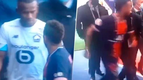 Neymar como nunca: quiso agarrarse a los golpes en el túnel del estadio del PSG