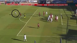 Desde ahí le pegó Lucas Licht.