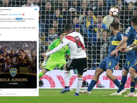 Twitter: los hinchas de River se hicieron una fiesta con el saludo de la Conmebol a Boca