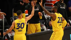 Stephen Curry y LeBron James