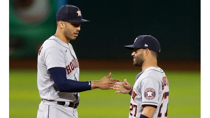 Carlos Correa y José Altuve