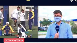 Tato Aguilera sorprendió a todos al dar el XI de Boca para hoy