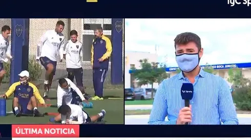 Tato Aguilera sorprendió a todos al dar el XI de Boca para hoy