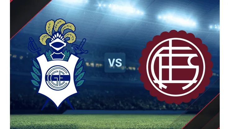 Gimnasia LP vs. Lanús por la Copa de la Liga Profesional.