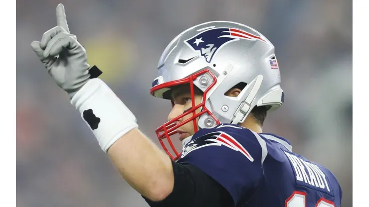 Tom Brady cuando jugaba para New England Patriots