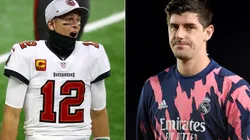 Tom Brady y Thibaut Courtois