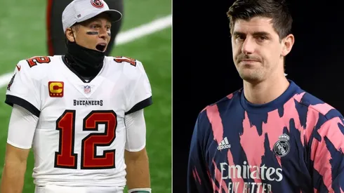 Tom Brady y Thibaut Courtois