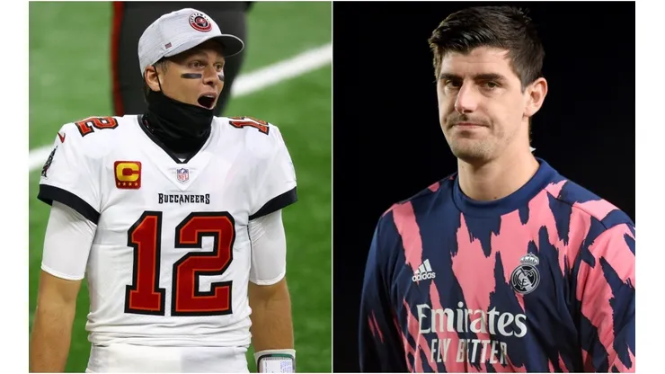 Tom Brady y Thibaut Courtois
