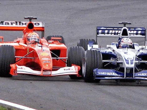 A 20 años de una de las mejoras pasadas de Juan Pablo Montoya a Schumacher