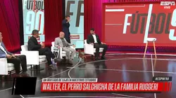 Vignolo estaba jugando con el perro de Ruggeri y se asustó: "¡Ataque a Oscar!"
