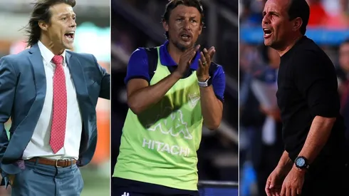 Matías Almeyda, Gabriel Heinze y Óscar Pareja