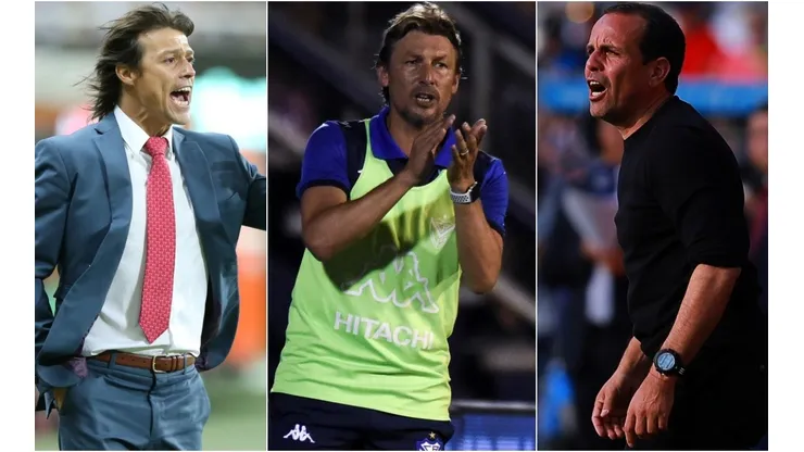 Matías Almeyda, Gabriel Heinze y Óscar Pareja