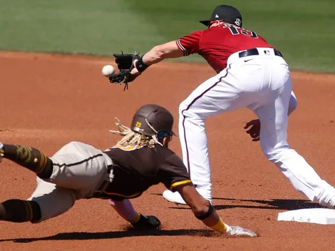 Empezó el show de Fernando Tatis Jr.: se salvó de ser ponchado a lo Matrix