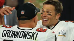 Rob Gronkowski y Tom Brady