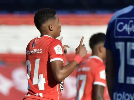 La hermosa foto de Yesus Cabrera y Luis Sánchez luego de la victoria a Millonarios