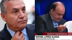 Urresti y López Aliaga aspiran a la presidencia del Perú.