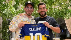 El tuit de Fer Palacio tras encontrarse con Carlos Tevez