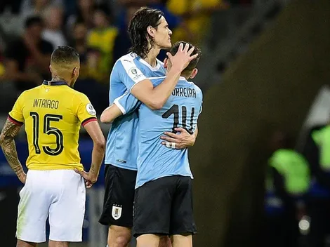 Torreira no ocultó sus ganas de jugar con Cavani en Boca