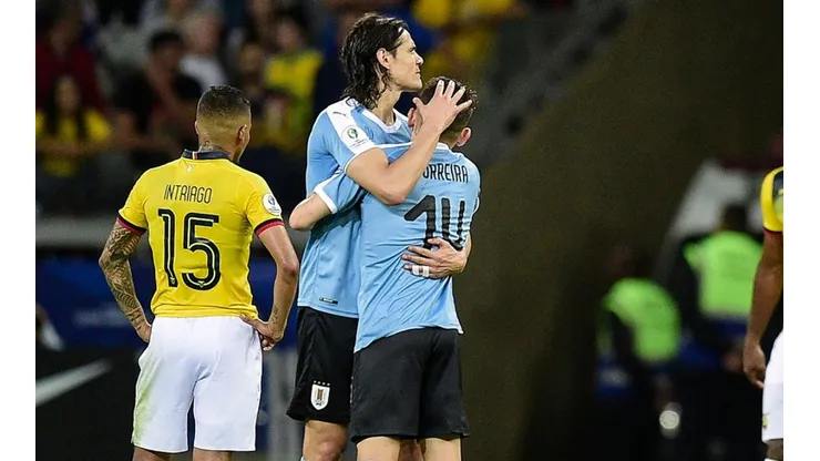 Torreira no ocultó sus ganas de jugar con Cavani en Boca