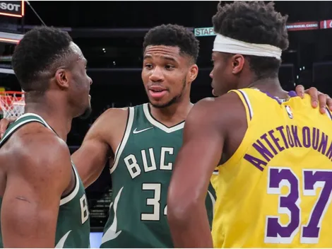 Historia pura en la NBA: Los tres hermanos Antetokounmpo sobre el mismo tabloncillo