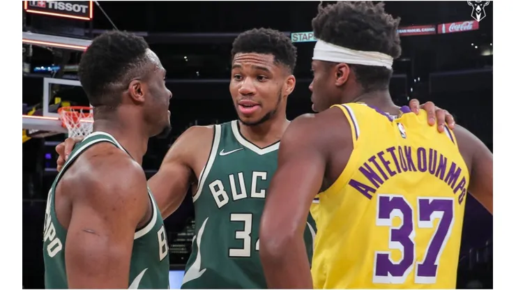 Hermanos Antetokounmpo (Foto: Bucks)