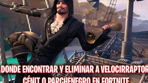 Como eliminar a Velocirraptor, Cénit o Parchenegro en Fortnite