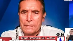 Candidato Ciro Gálvez habló en quechua durante todas sus intervenciones en el debate.