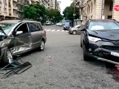 Video: así quedaron los autos implicados en el accidente de Campuzano