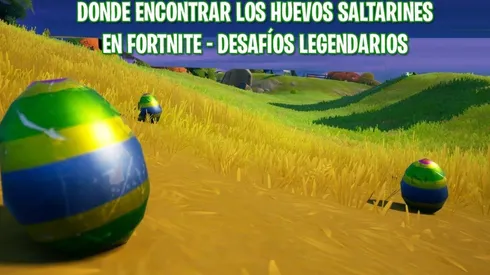 Dónde encontrar los huevos saltarines escondidos por la isla en Fortnite