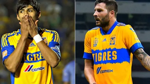 Alan Pulido y André-Pierre Gignac