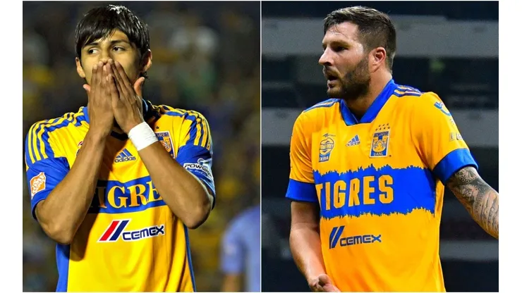 Alan Pulido y André-Pierre Gignac