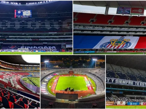 Los estadios de la Liga MX según su capacidad