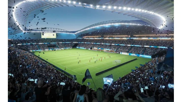 El Estadio de Futbol de Sídney fue reconstruido completamente para el Mundial Femenil 2023.