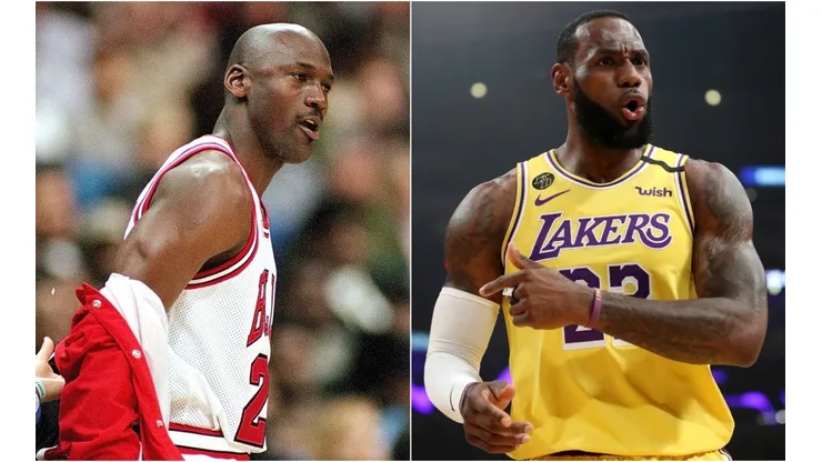 Michael Jordan y LeBron James
