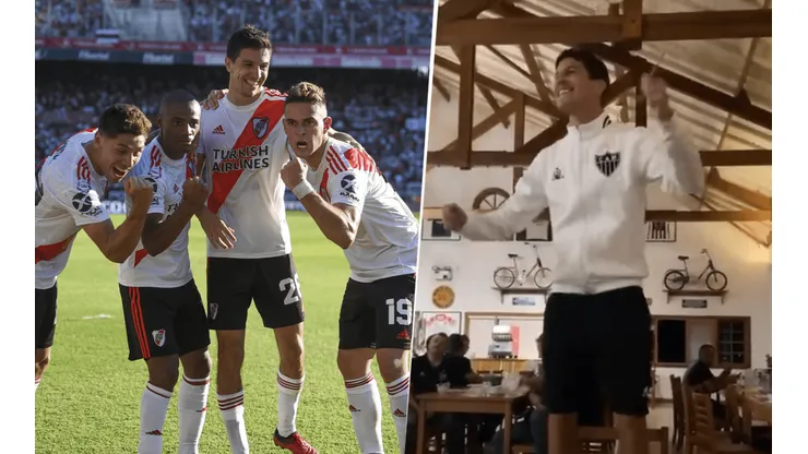 Video: Nacho Fernández bailó y cantó "Nachoman" en Mineiro