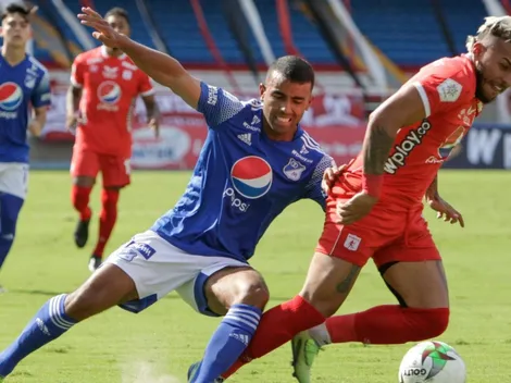 Increíble: en 5 minutos América marcó dos goles y se lo dio vuelta Millonarios