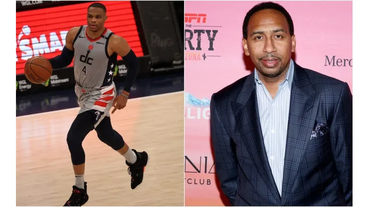 Russell Westbrook y Stephen A. Smith