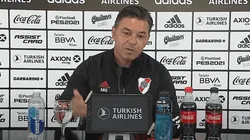 Le dijeron que "en Boca dicen" y Gallardo reaccionó: "Que den la cara los que dicen"