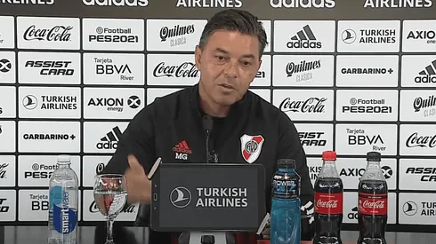 Le dijeron que "en Boca dicen" y Gallardo reaccionó: "Que den la cara los que dicen"