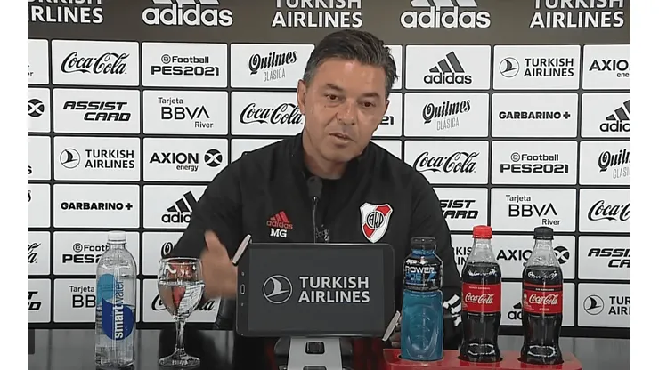 Le dijeron que "en Boca dicen" y Gallardo reaccionó: "Que den la cara los que dicen"