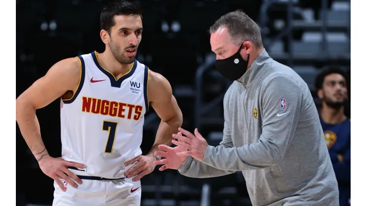 Facundo Campazzo y Michael Malone