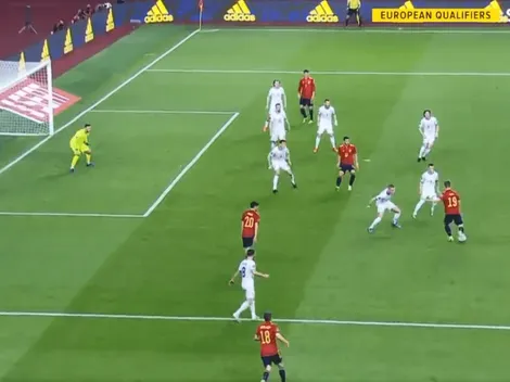 De dónde la colgó: el golazo de Dani Olmo en una baldosa para España